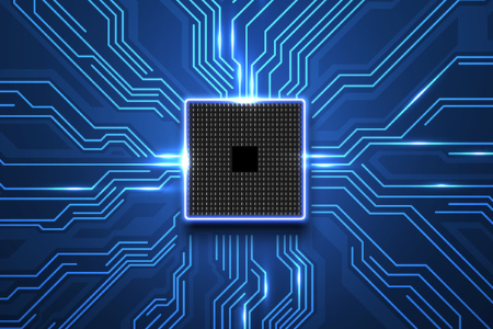 Generic AI semiconductor graphic