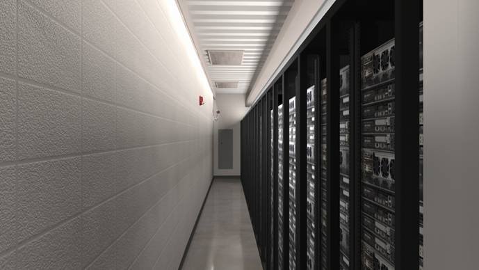 NextFort module cold aisle