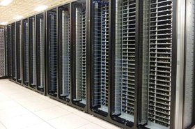 Racks filled with OCP servers. Image source: Hive Solutions website