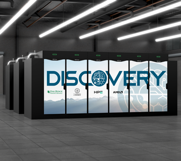 ORNL GX 3D System Mock-Up - Discovery - datacenter