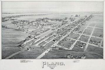 old map plano 1891