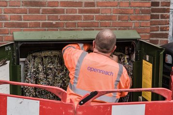 Openreach workers under attack