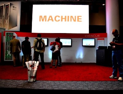 Display at Oracle OpenWorld 2010 in San Francisco