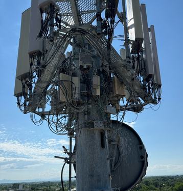 Overloaded cell tower