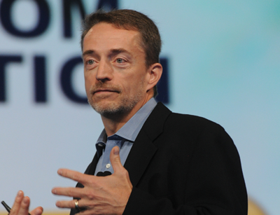 Recently appointed VMware CEO Pat Gelsinger speaking at VMWorld Europe