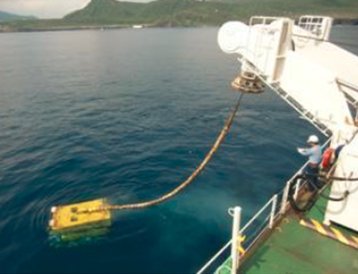 Laying the cable in South China