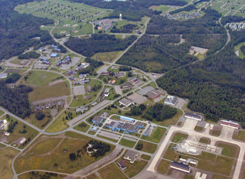 Parts of the former air force base