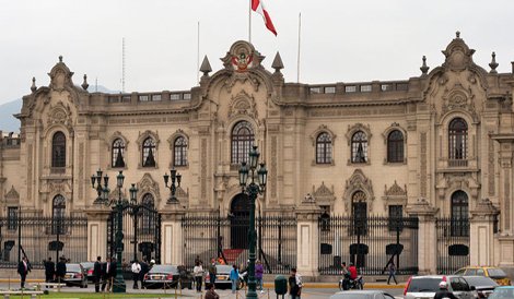 The Government Palace of Peru in Lima. Image courtesy of the Creative Commons