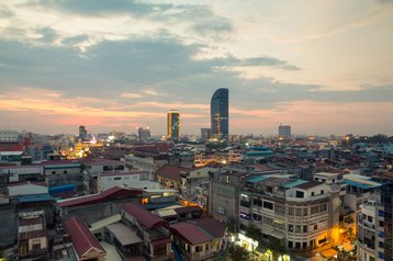 Sunset in Phnom Penh