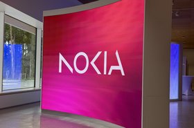 Nokia logo, Oulu campus entrance