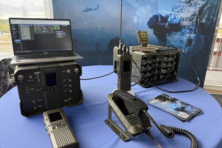 Part of the equipment used in the OuluZone “tactical bubble” test
