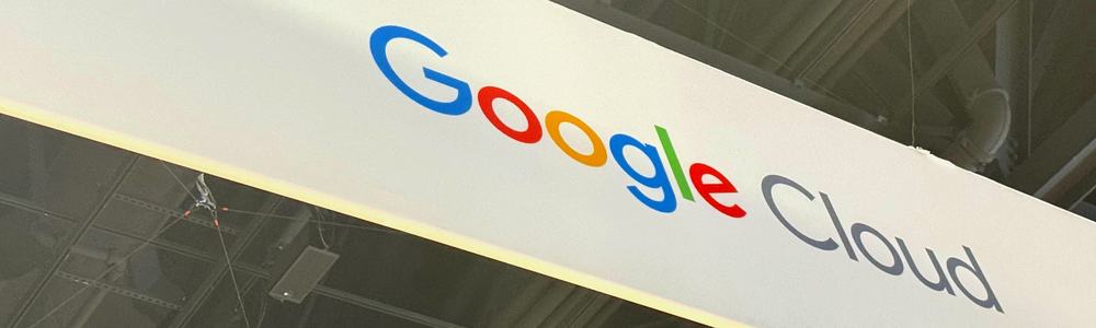 Google Cloud logo on display at GTC 2026