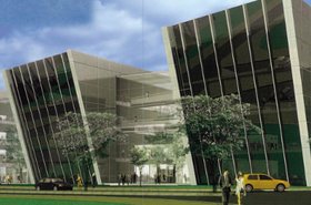 Rendering of a building in Profile Park, Dublin