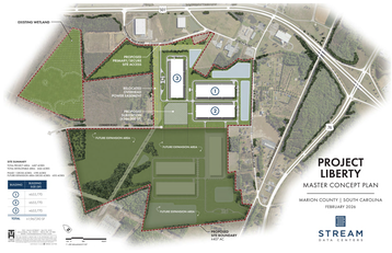 Project Liberty, Stream Data Centers project plan
