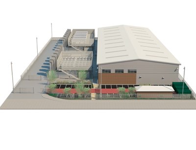 A model of Pulsant's new data center in South London