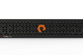 A Pure Storage flash array node