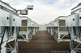 Cooling gear on the roof of a Q9 data center. Source: Q9 Networks