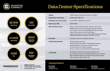 Quantum Connect stats