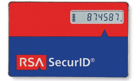 An RSA SecurID authentication token