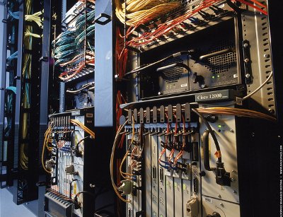 Equipment at a Rackspace data center.