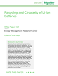 Recycling and circularity of Li-Ion Batteries