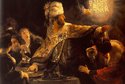 Rembrandt_-_Belshazzar's_Feast_-_WGA19123