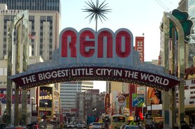 On the main strip in Reno, Nevada. Source: Wikimedia Commons