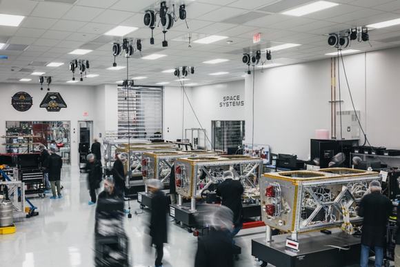 The Lightning satellite bus production line