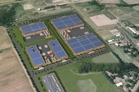 Rendering of one possible version of Russo Development's future Somerset Technology Park in New Jersey.