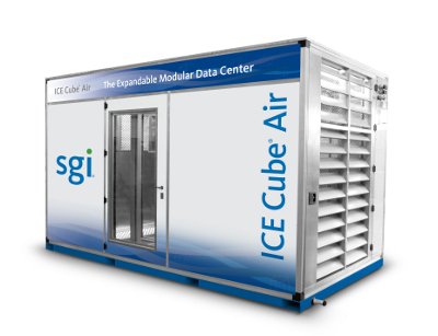 SGIÔÇÖs Ice Cube Air data center module. Image courtesy of SGI.