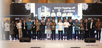 SMX01 topping off ceremony