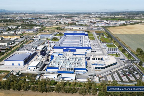 STMicroelectronics Catania SiC Campus Rendering