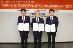 LG, KEPCO, and Hanwha DC power
