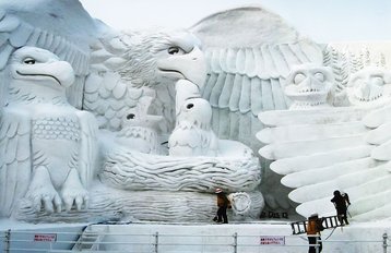 Sapporo ice sculpture