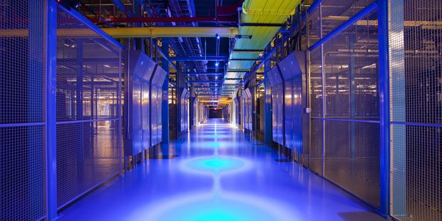 Inside an Equinix facility