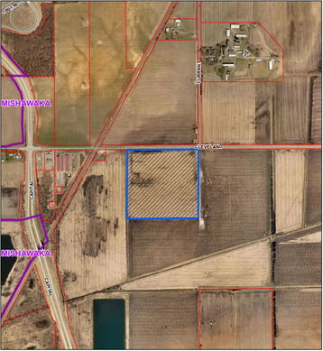 Proposed rezoning area
