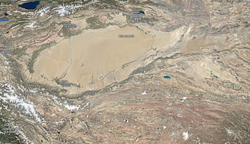 Desert around Xinjiang