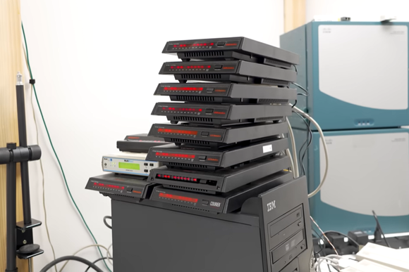 The Serial Port's 12 56K routers connected using Multilink PPP
