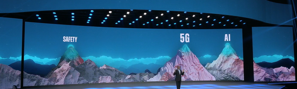 Vivek Badrinath during the opening keynote of MWC 2026