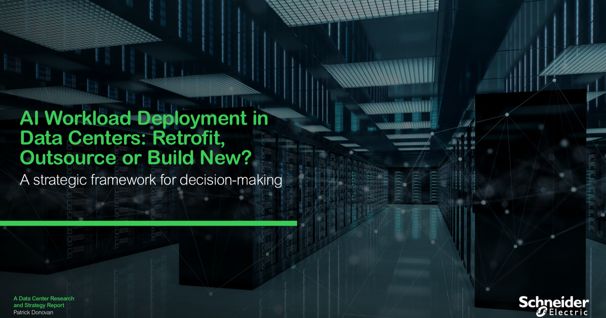 AI workload deployment in data centers: Retrofit, outsource or build ...