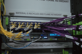 A network switch interconnecting Clemente, Meta's GB300 NVL72 platform