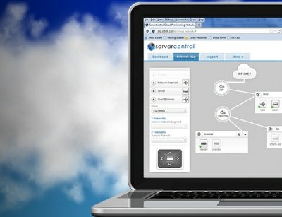 ServerCentralÔÇÖs cloud web portal has drag-and-drop capabilities