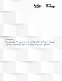 Significant Advancements in Rack PDU Power Quality Monitoring and Metrics Greatly Improve Uptime_WhitePaper