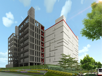 Artist's impression of Singtel's new DC West data center