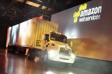 snowmobile aws truck data delivery