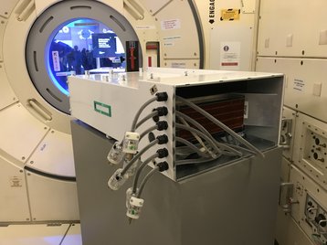 Spaceborne Computer ISS mockup