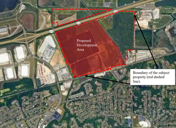 Location of the proposed facility