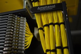 Amphenol Network Solutions' logo on cabling