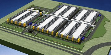 RagingWire Texas tx1 rendering aerial view