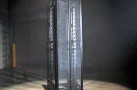 A Telect data center rack